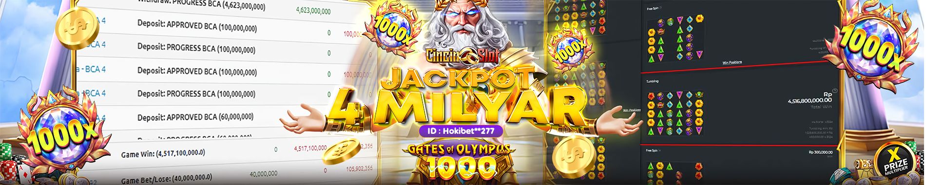 BANNER JACKPOT 1 MILLIYAR